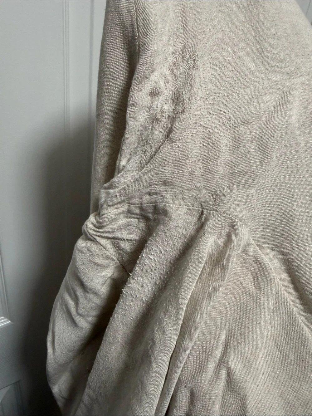 Women’s Linen Cream Casual Pants